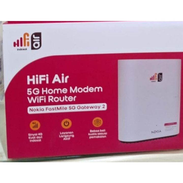 Modem HiFi Air 5G Indosat internet rumah tanpa kabel terbaru